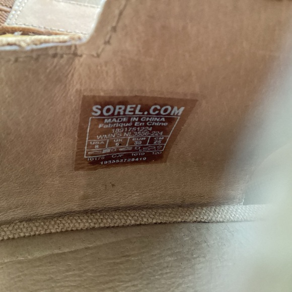 Sorel Joanie Slingback Platform Wedge Sandals size 8 - Picture 7 of 7